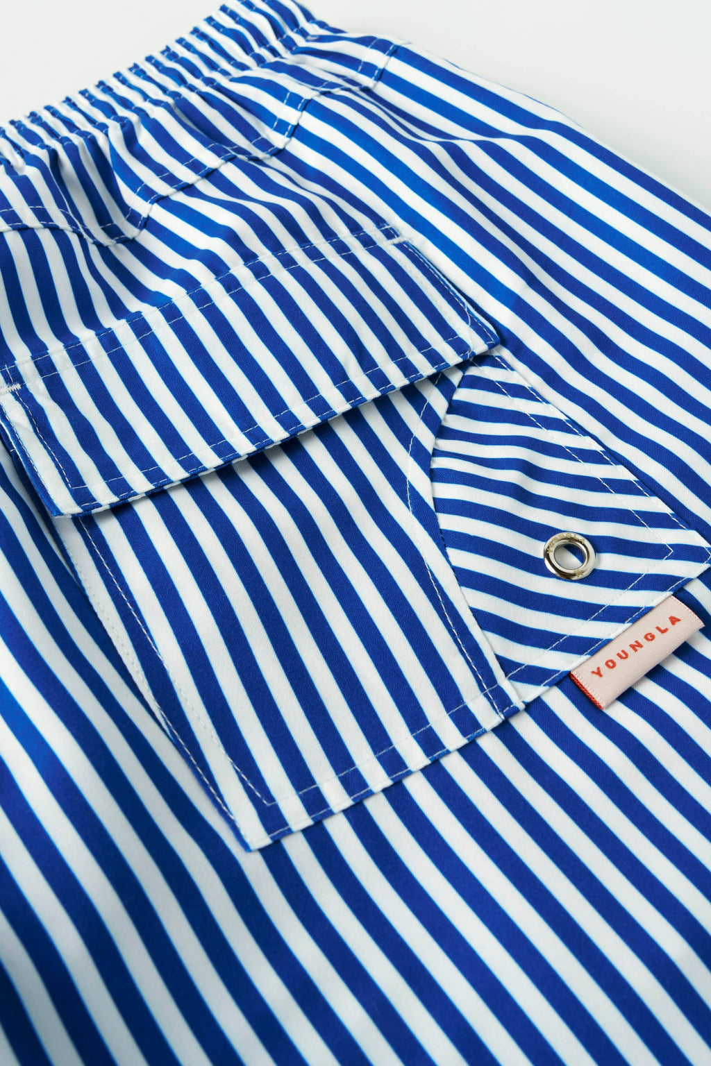 1056 - Striped Swim Shorts